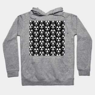 Radioactive Wall White Pattern Hoodie